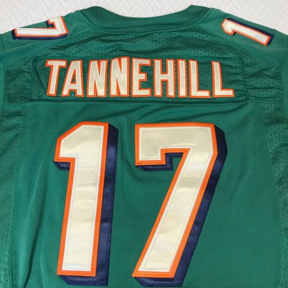 NWT #17 Ryan Tannehill Miami Dolphins Game Jersey Authentic On Field Stitched 44 - Picture 12 of 14